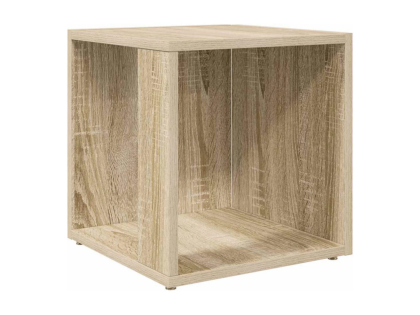 Table d'appoint Chêne sonoma 33x33x34,5 cm Aggloméré