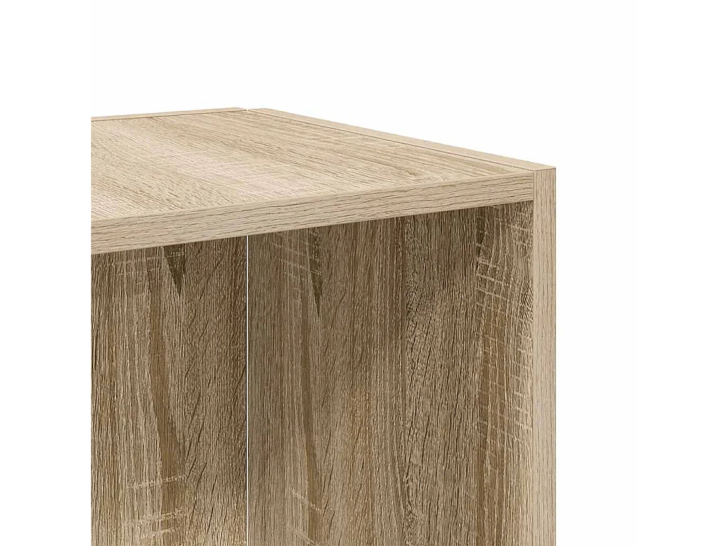 Table d'appoint Chêne sonoma 33x33x34,5 cm Aggloméré