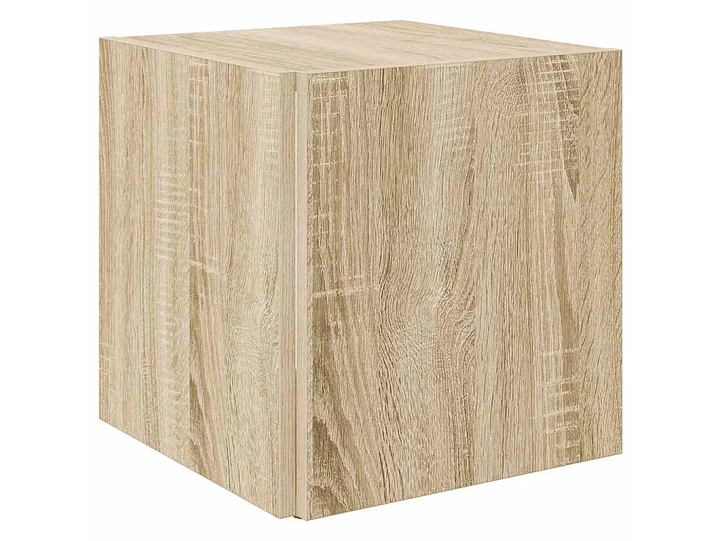 Table d'appoint Chêne sonoma 33x33x34,5 cm Aggloméré