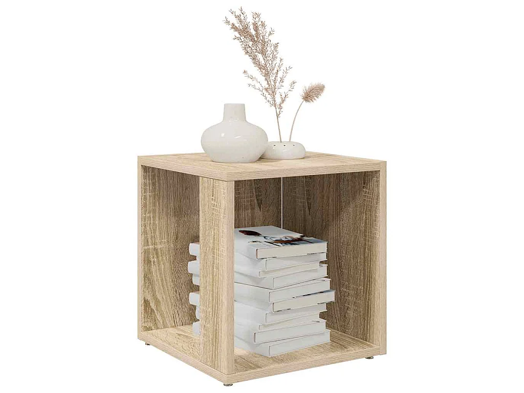 Table d'appoint Chêne sonoma 33x33x34,5 cm Aggloméré