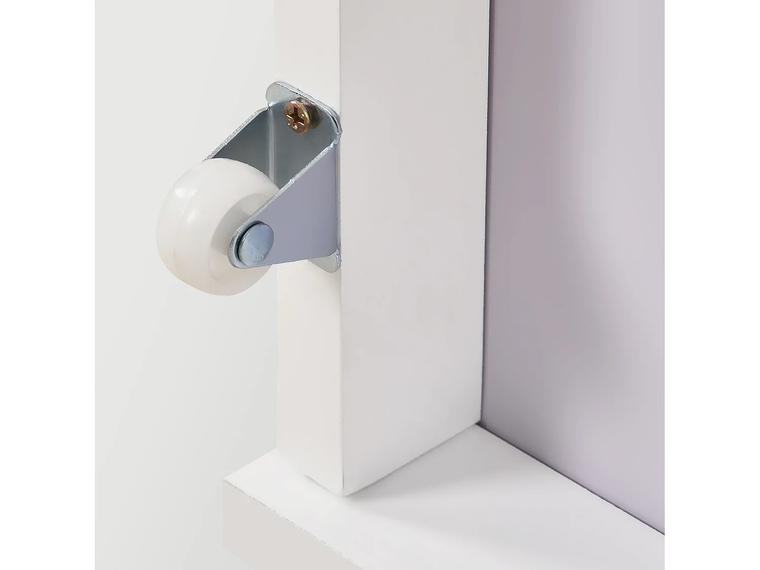 Lit cabane 2 tiroirs de très grande capacité blanc - Sweiko