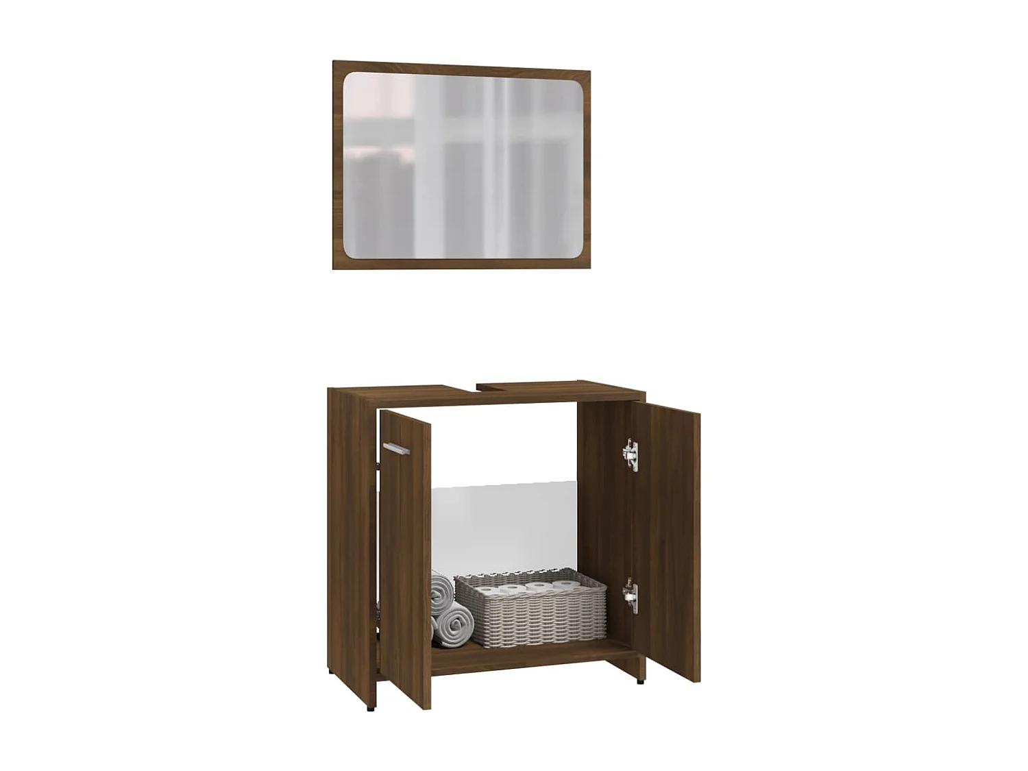 Meubles de salle de bain Chêne marron Bois d'ingénierie