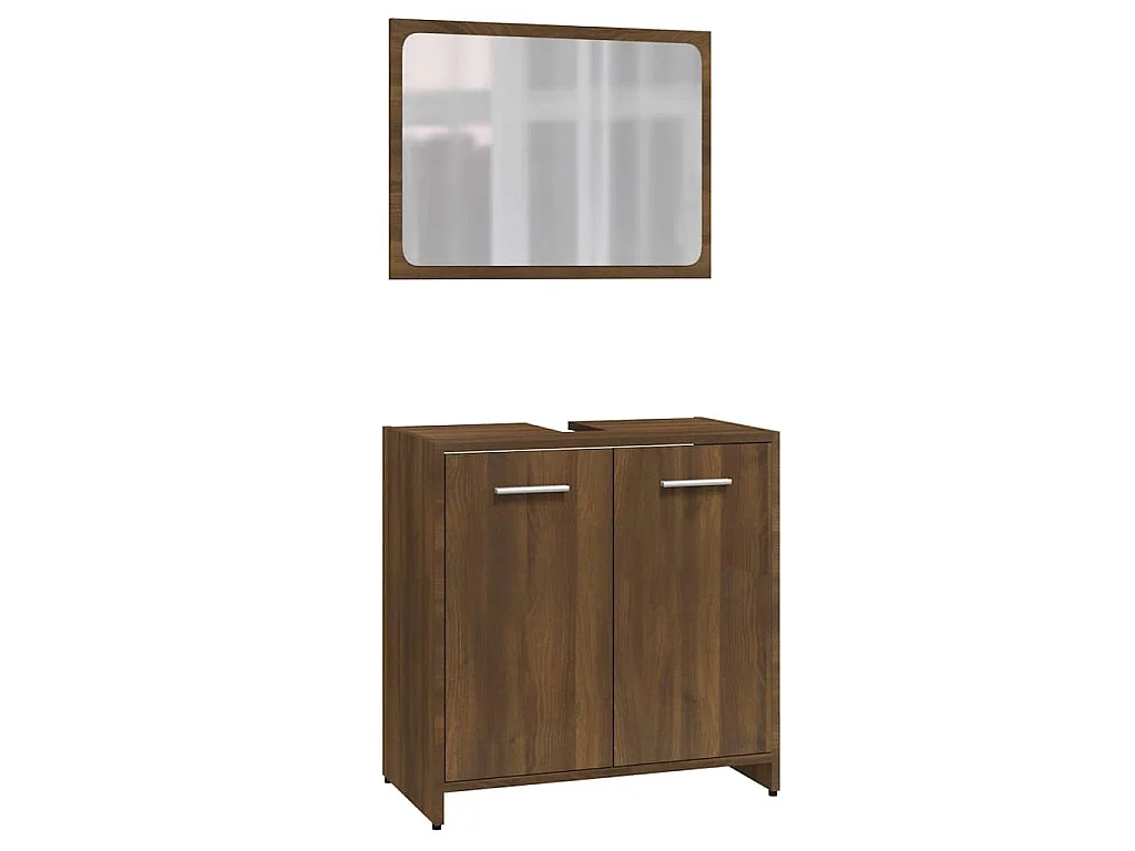 Meubles de salle de bain Chêne marron Bois d'ingénierie