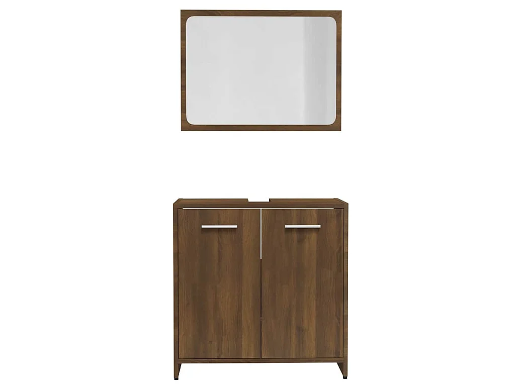 Meubles de salle de bain Chêne marron Bois d'ingénierie