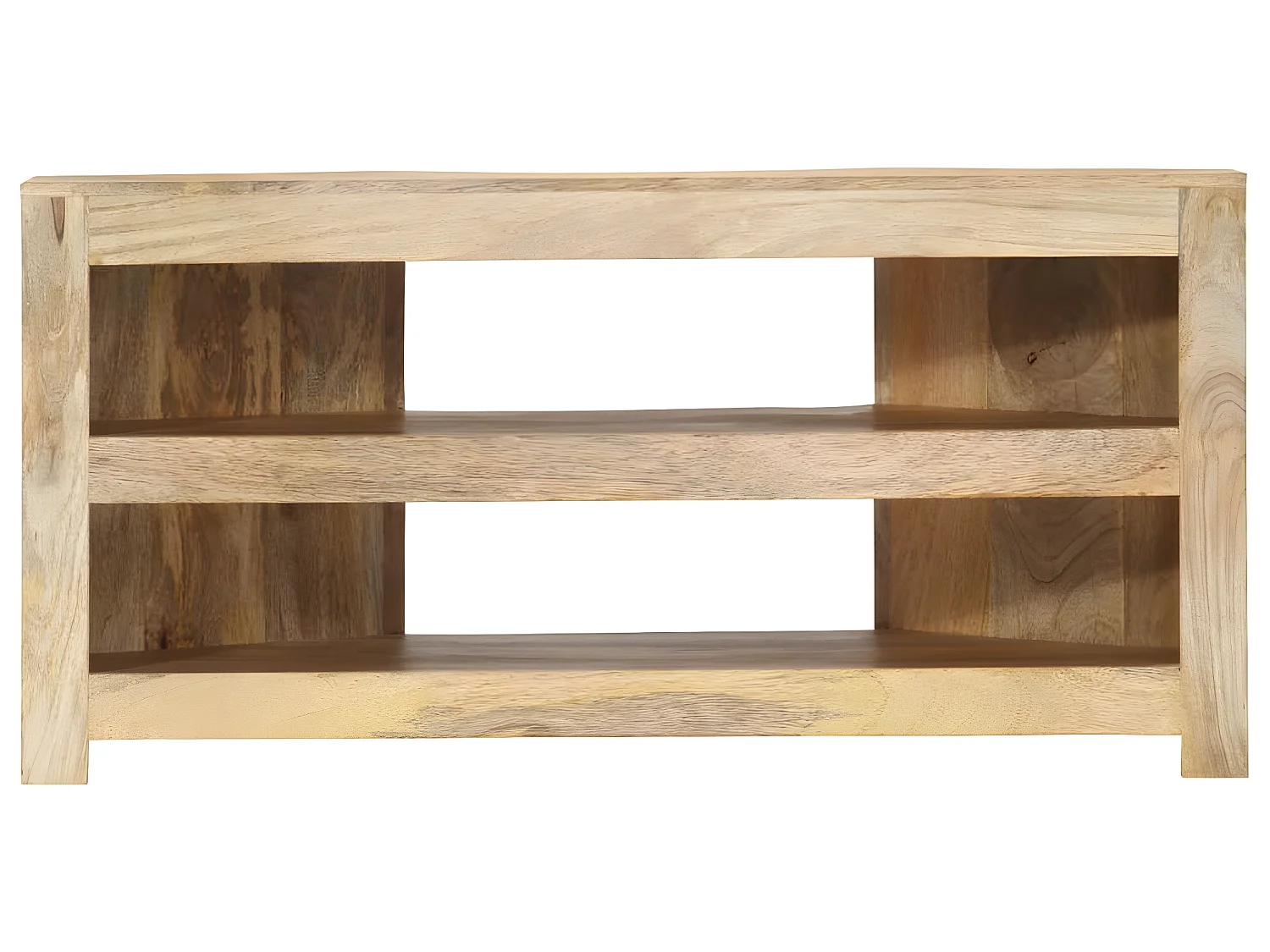 Meuble TV d'angle 90x45x45 cm Bois de manguier solide