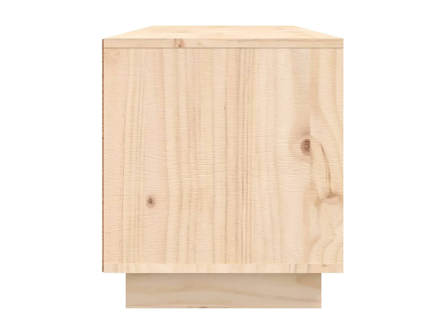 Mobile Porta TV 140x35x40 cm in Legno Massello di Pino