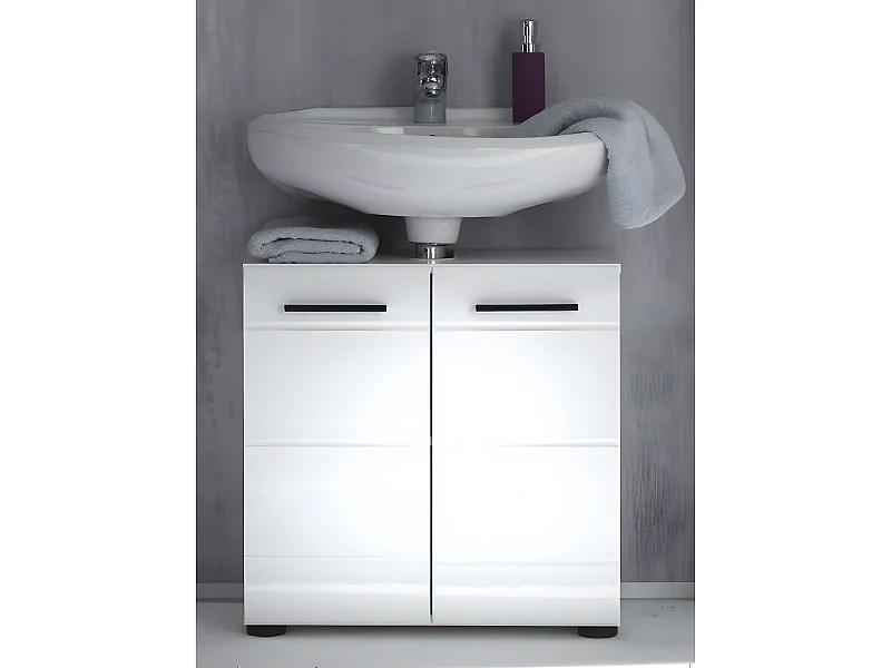 Meuble sous vasque Skin Blanc