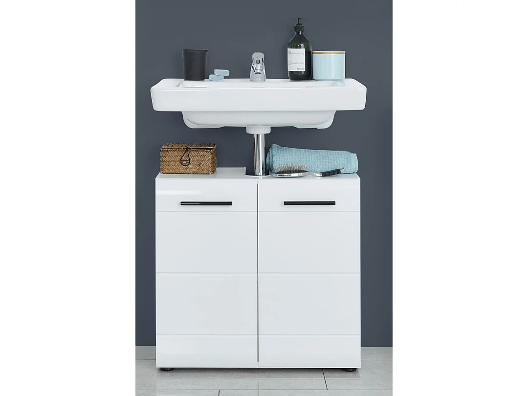 Trendteam Waschbeckenunterschrank Skin Weiß