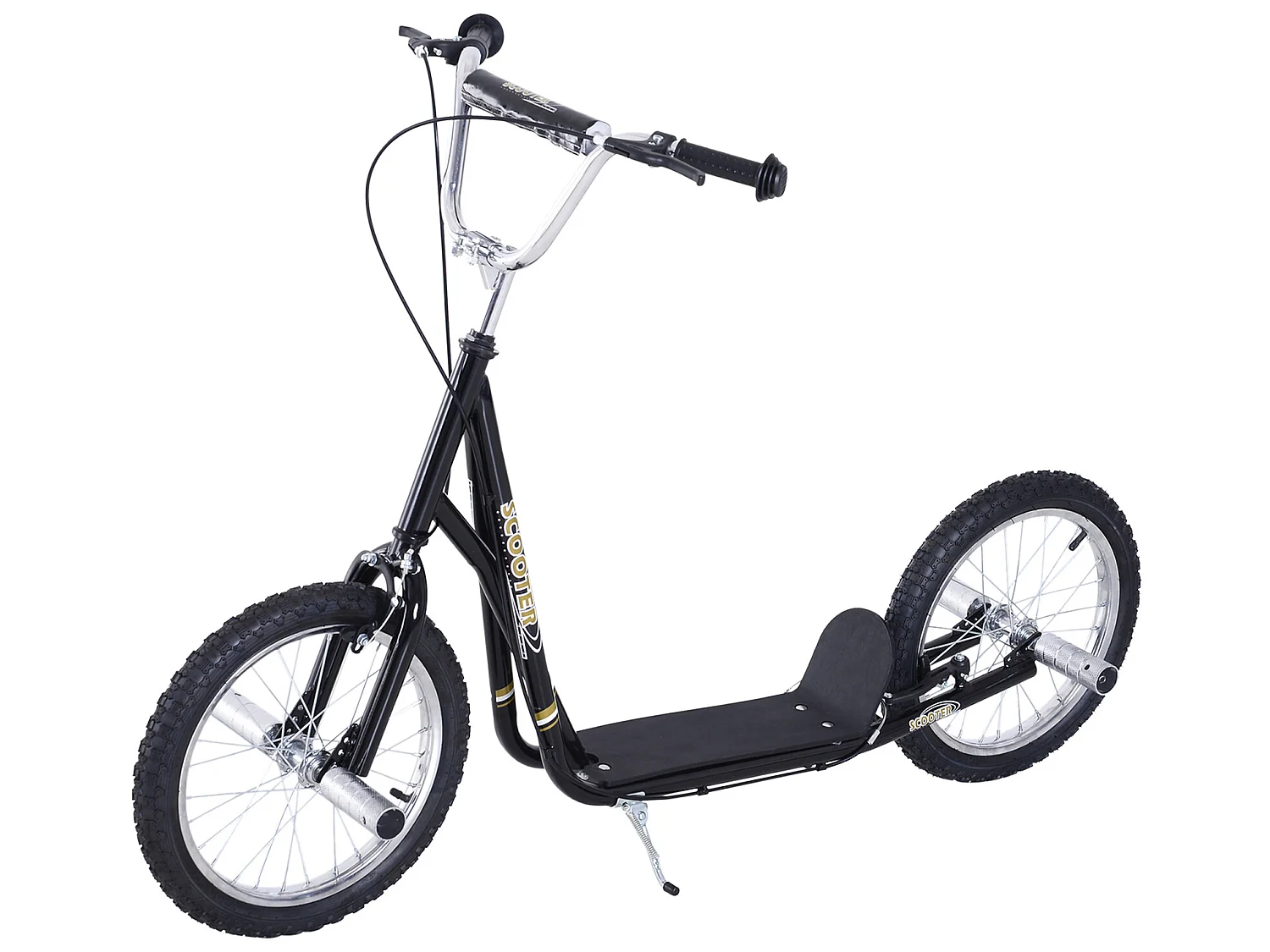 Patinete para niño 143x58x100cm negro 371-026BK