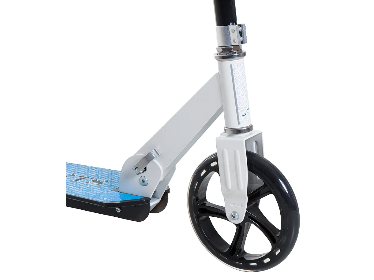Patinete scooter blanco y azul 84x34x96 cm HOMCOM