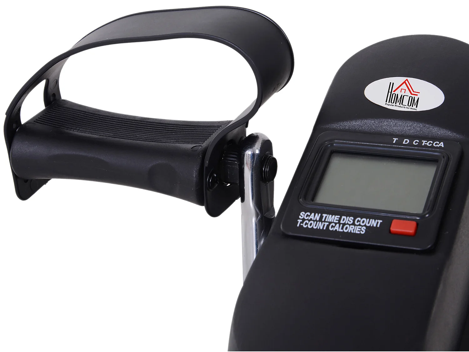 Minibicicleta estática negro 35x40x31cm HOMCOM