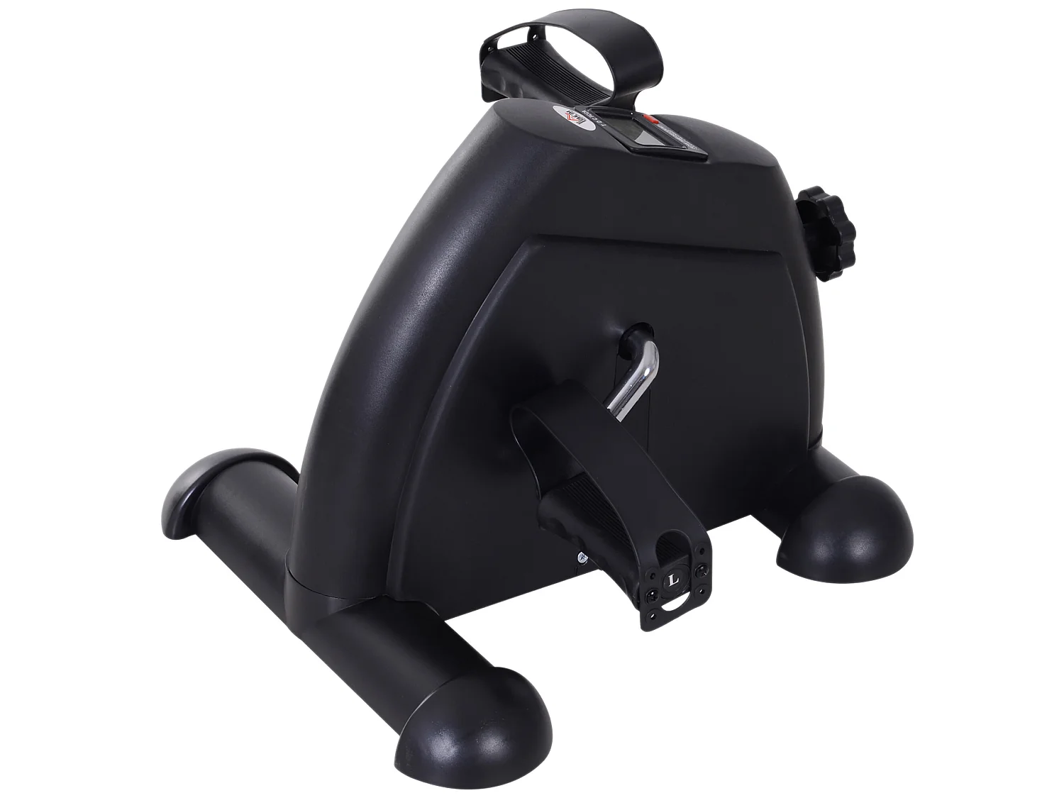 Minibicicleta estática negro 35x40x31cm HOMCOM