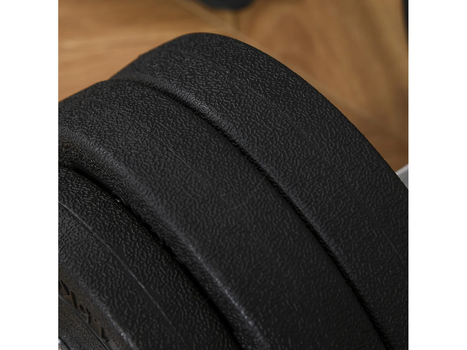 Juego de mancuernas negro 43x18x7.5 cm HOMCOM