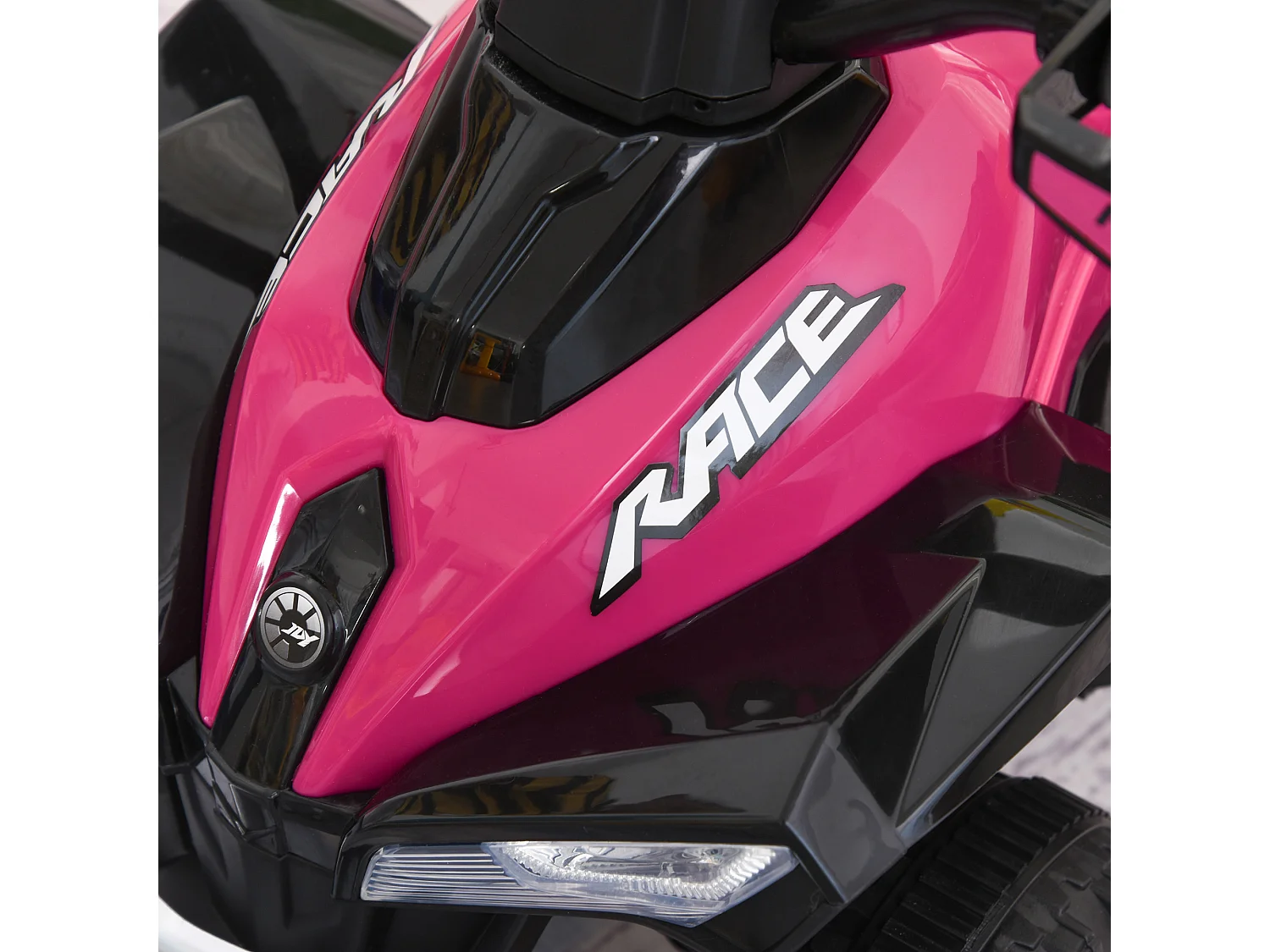 Quad correpasillo para niños rosa 67.5x38x44 cm HOMCOM