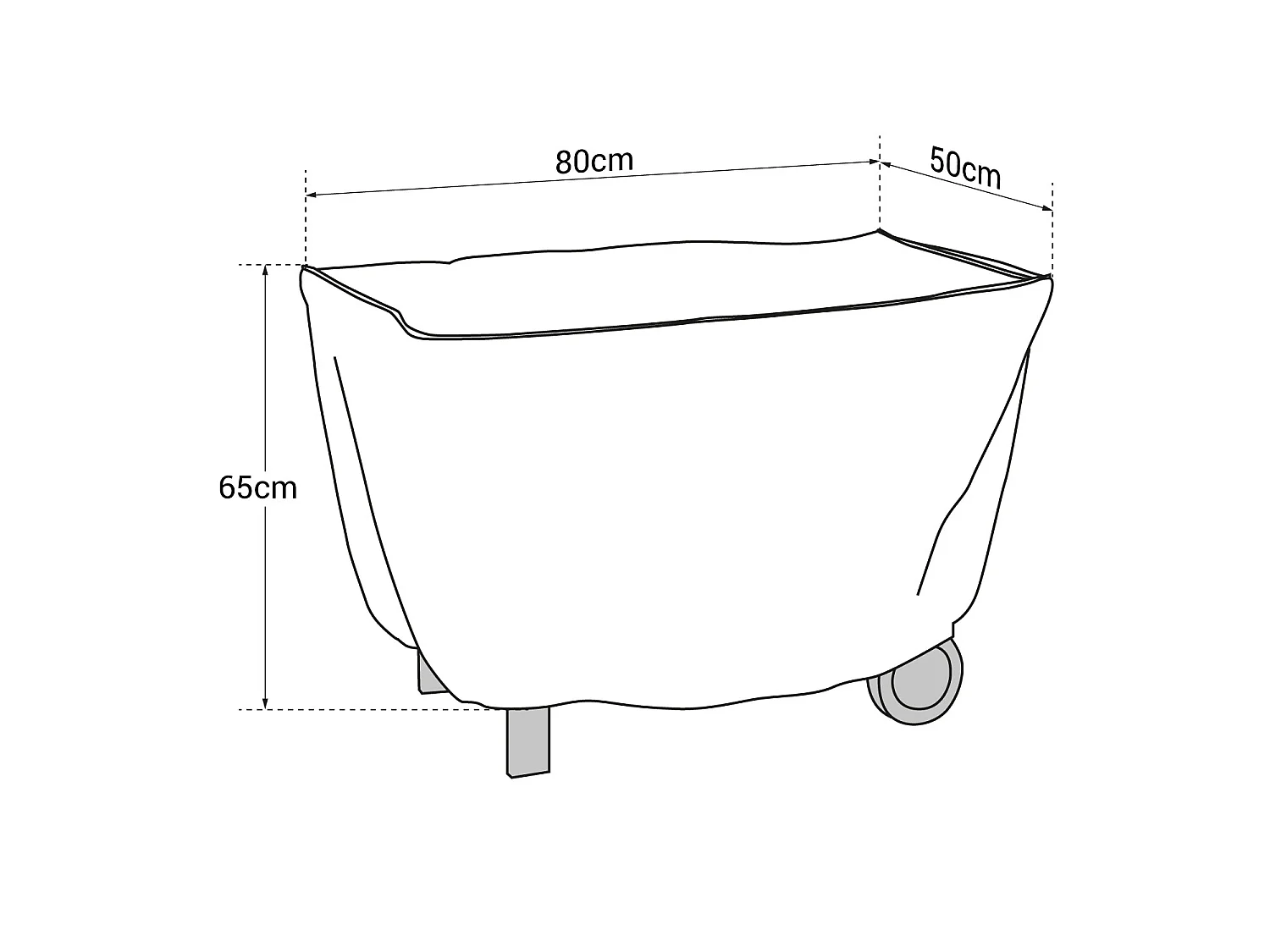 Housse rectangulaire - Taille S