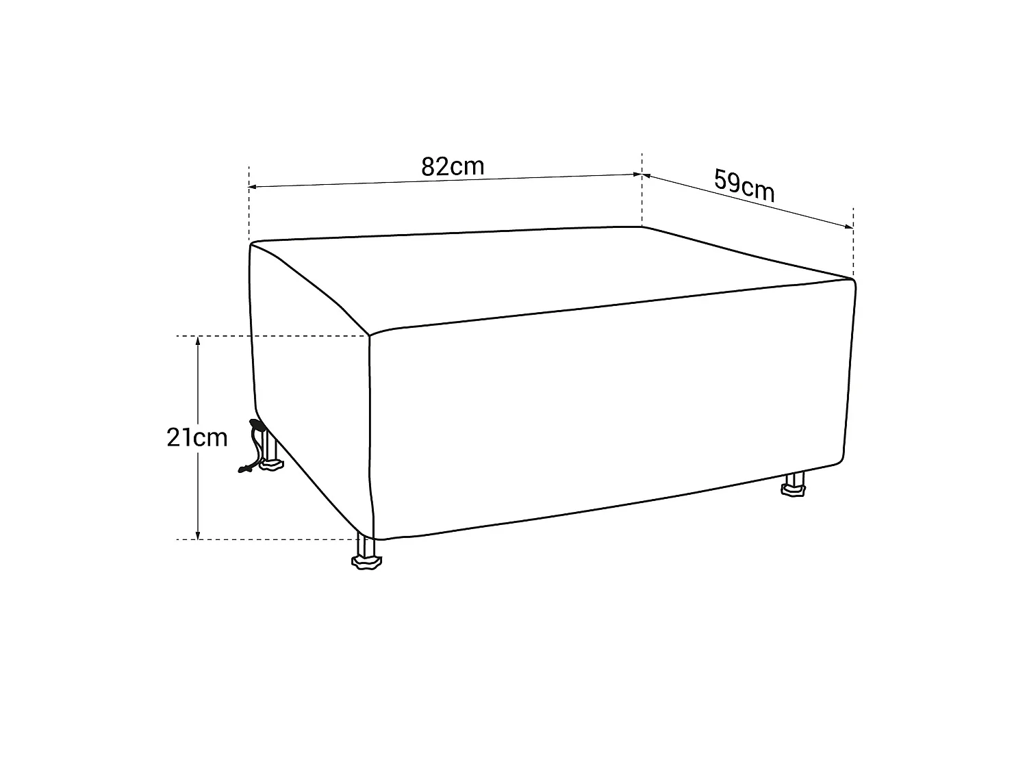 Housse pour plancha - Taille L