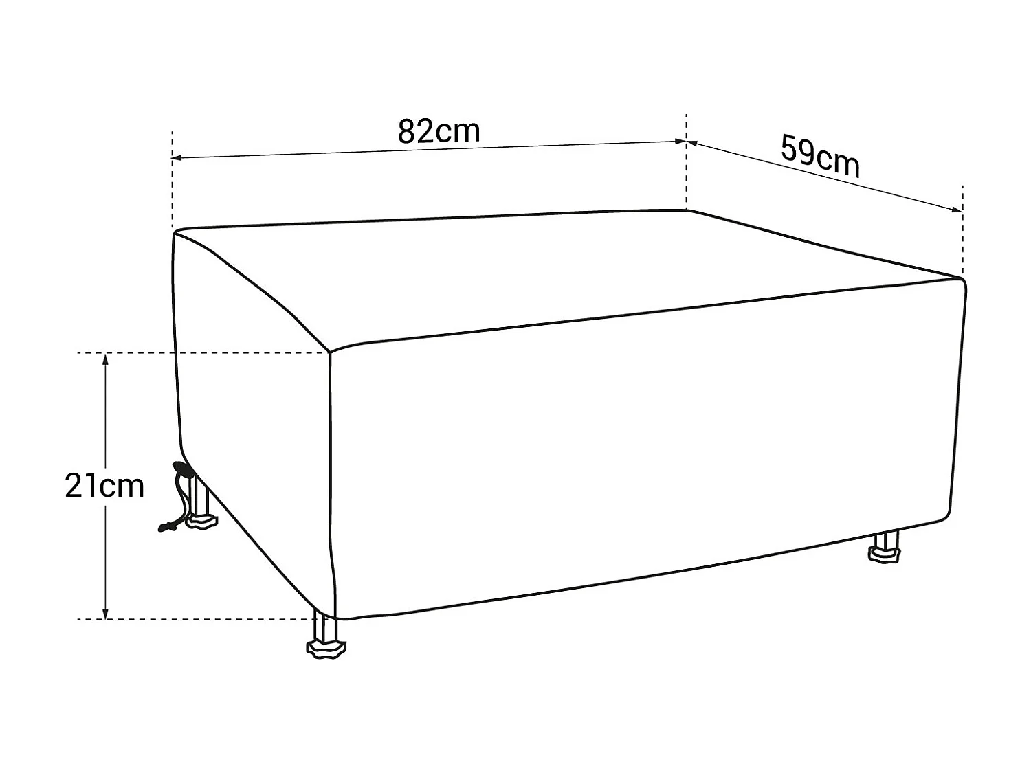 Housse pour plancha - Taille L