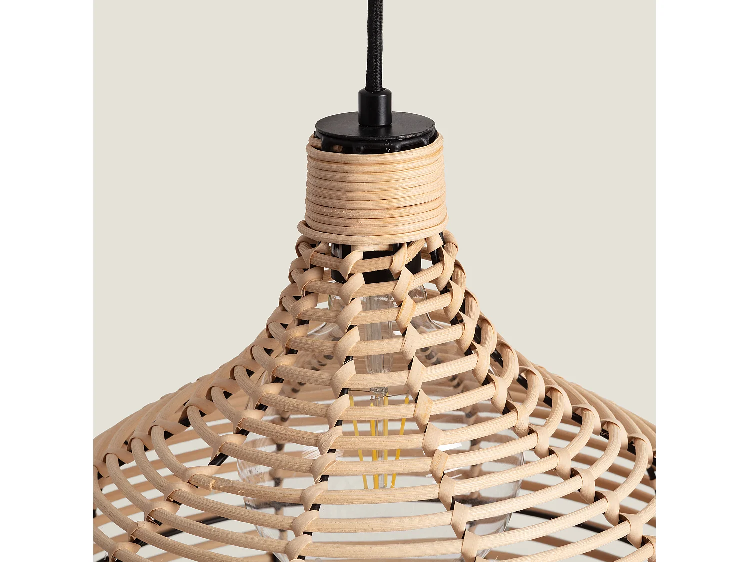 Lampada a Sospensione Rattan Yantai Naturale