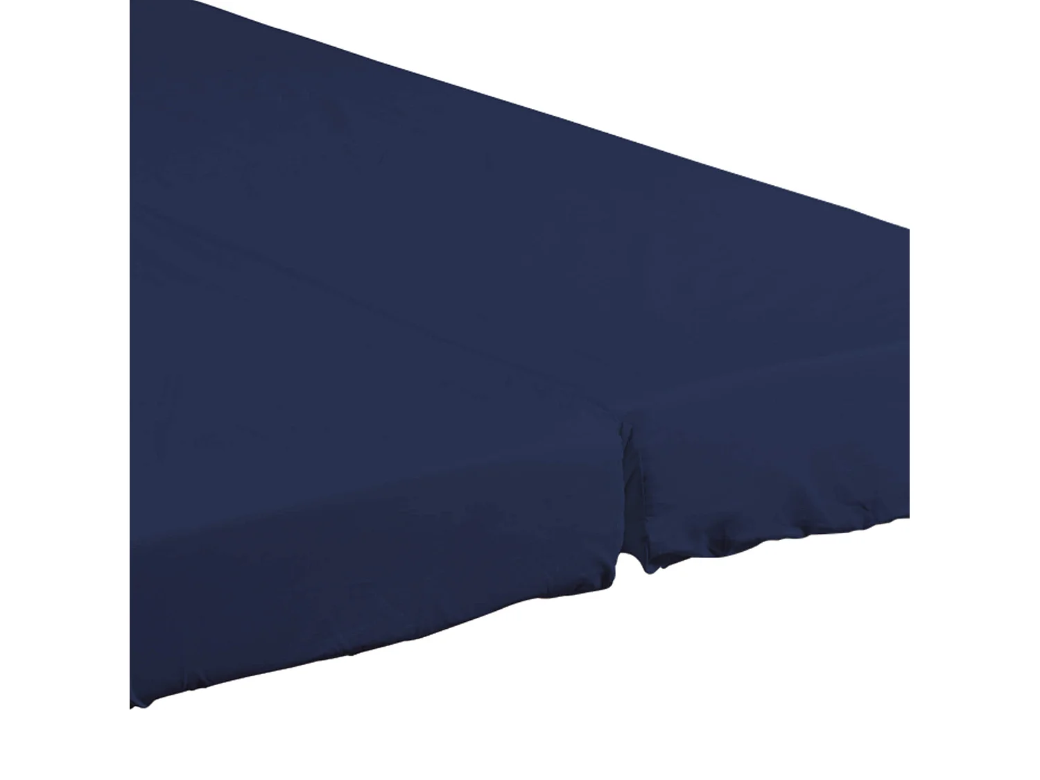 Drap housse bleu marine pour matelas clic-clac bonnet 20 cm 120x190
