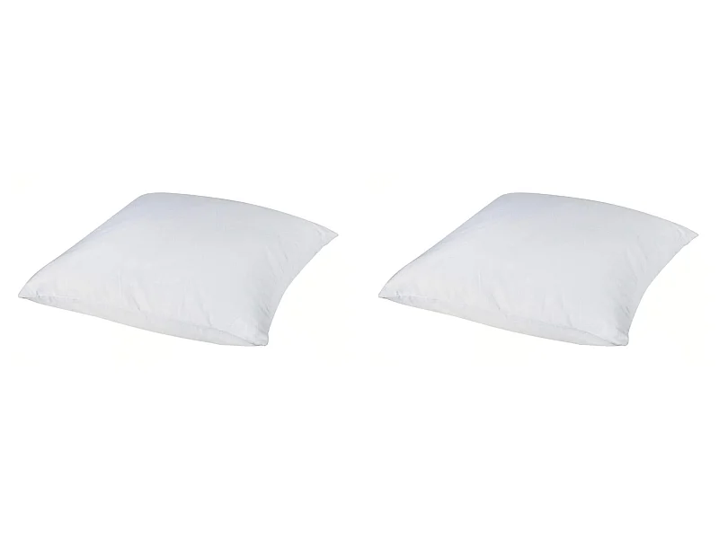 Lot de 2 protège oreillers anti-acariens Microstop molleton 100% coton 40x60