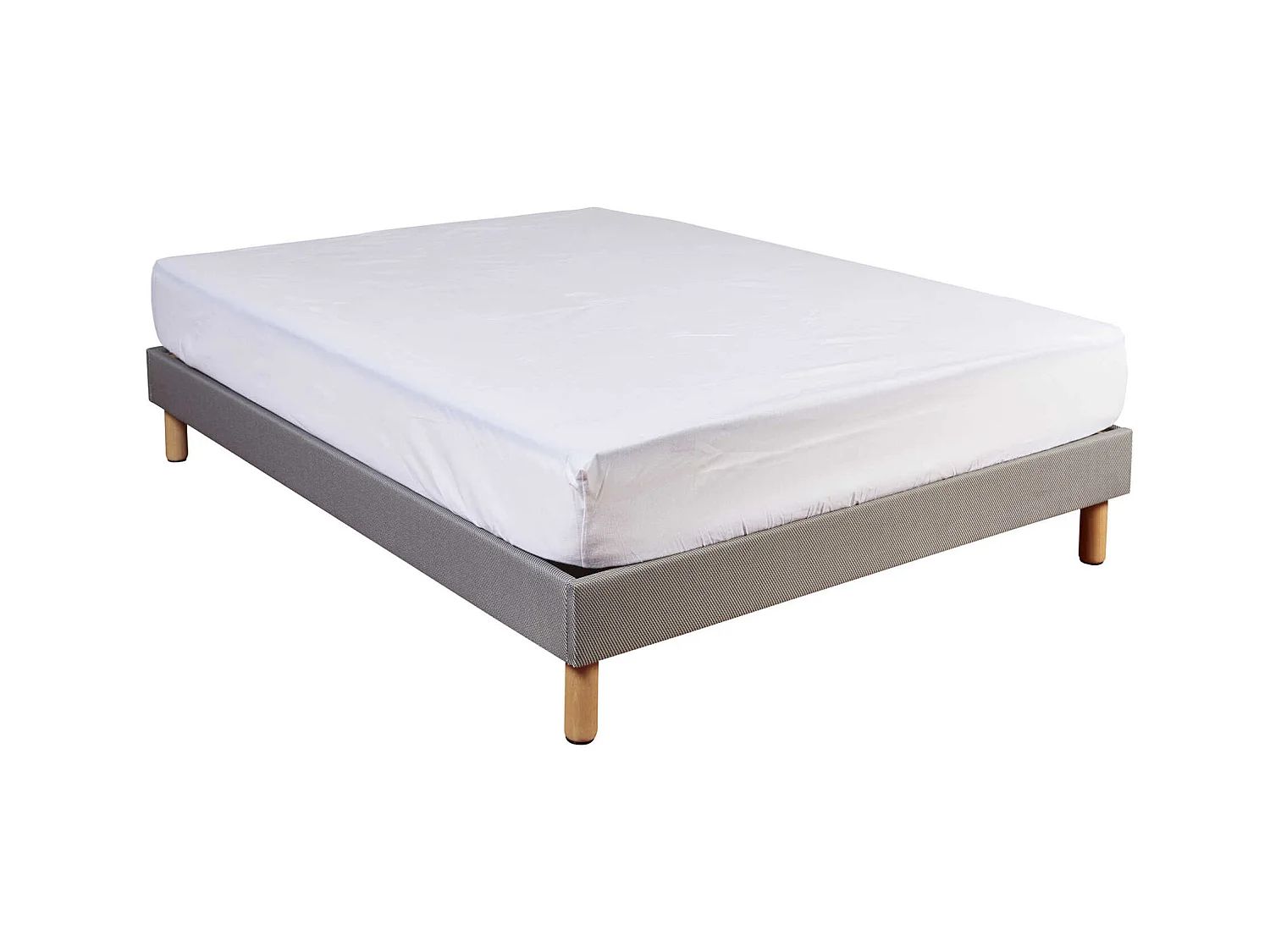 Protège matelas molleton 100% coton - bonnet 27 cm 80x200