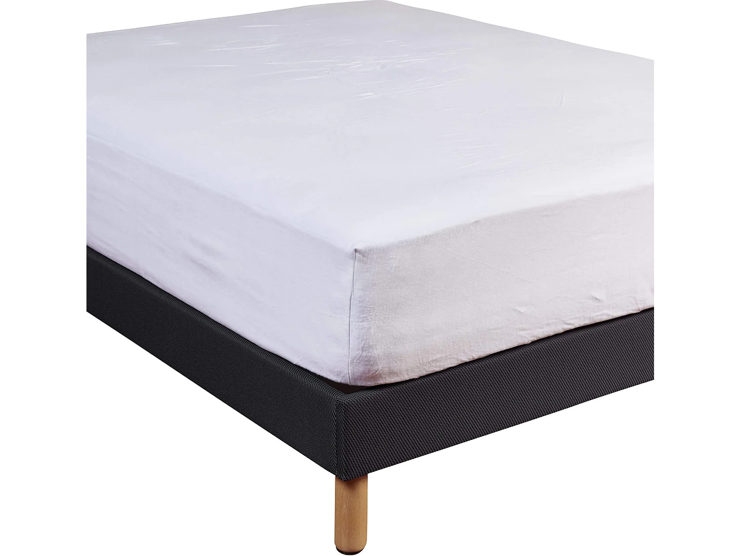 Protège matelas anti-acariens Microstop molleton 100% coton - bonnet 40 cm 200x200