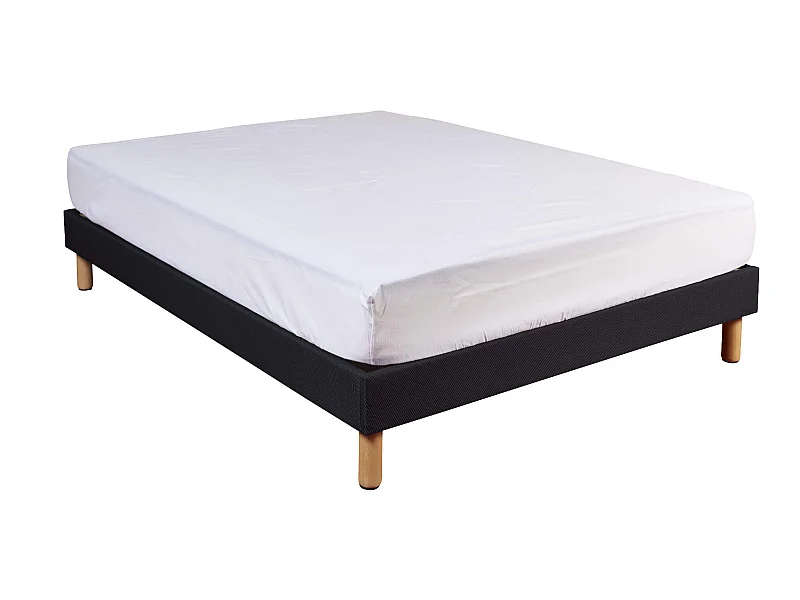 Protège matelas anti-acariens Microstop molleton 100% coton - bonnet 27 cm 140x190