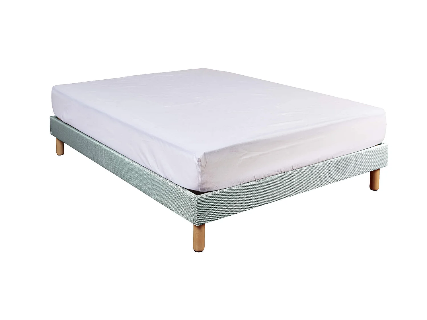 Protège matelas molleton 100% coton bio - bonnet 27 cm 80x200