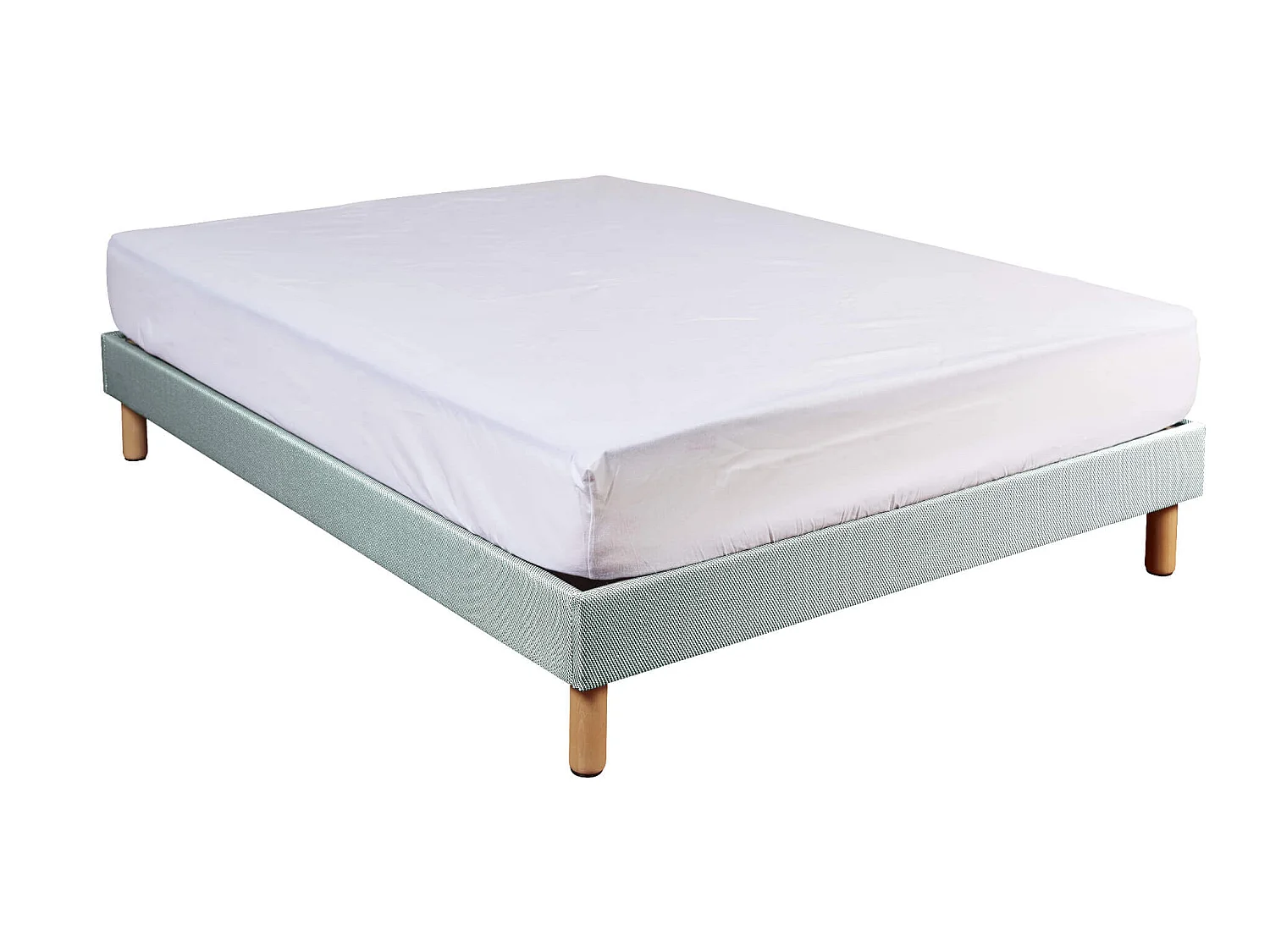 Protège matelas molleton 100% coton bio - bonnet 30 cm 80x200