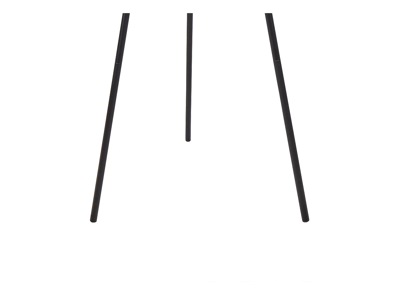 Dreibein Stehlampe mit Papierschirm Modernes Design Minimalistischer Stil Schwarze Metallbeine Hunter