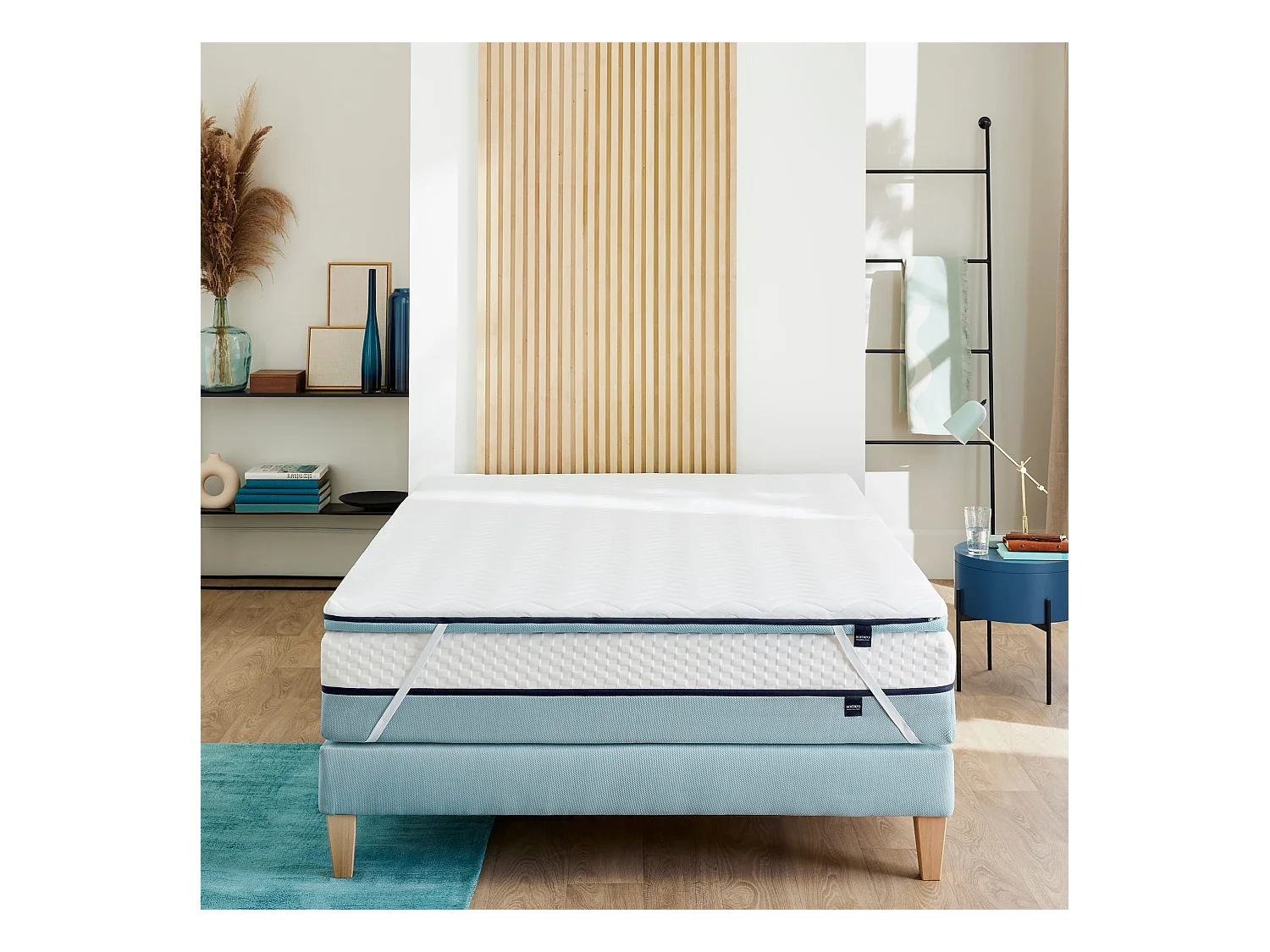 Surmatelas mémoire de forme 200x200 7 cm Someo Songe