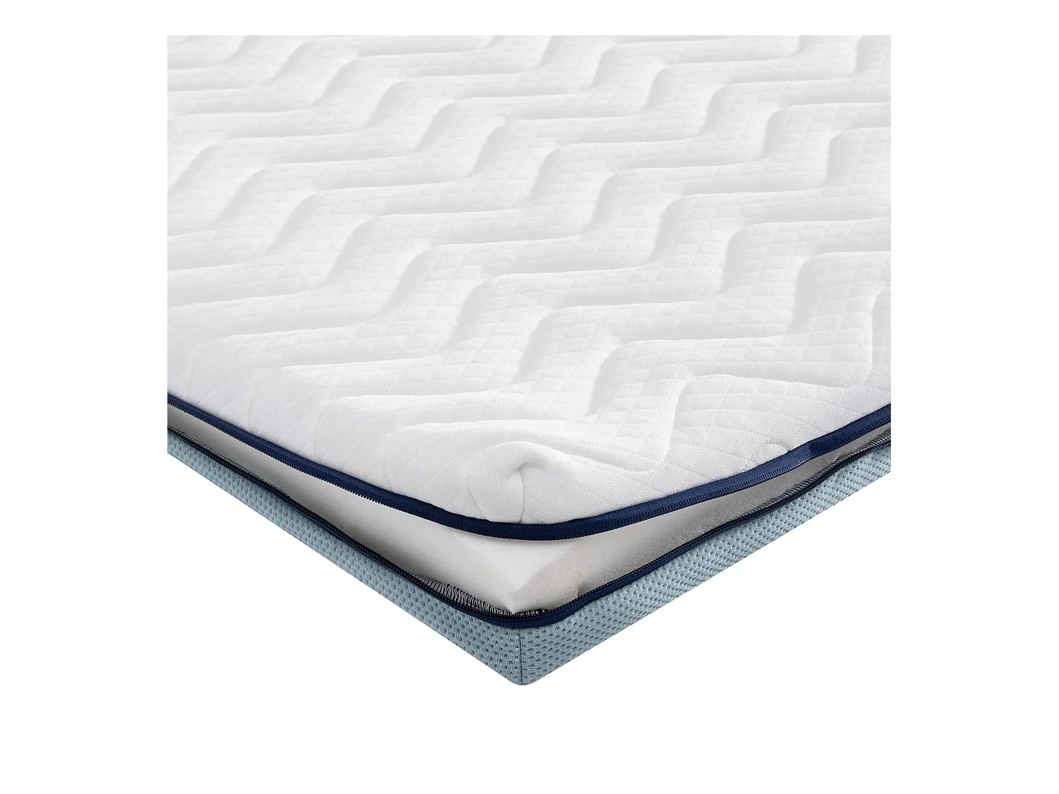 Surmatelas mémoire de forme 200x200 7 cm Someo Songe