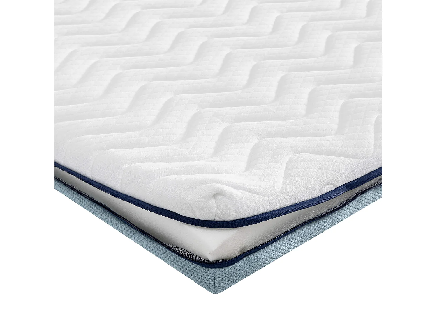 Surmatelas mémoire de forme 130x190 7 cm Someo Songe