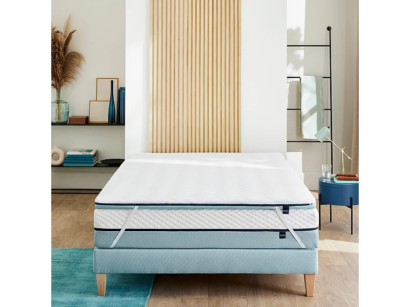 Surmatelas mémoire de forme 140x200 7 cm Someo Songe