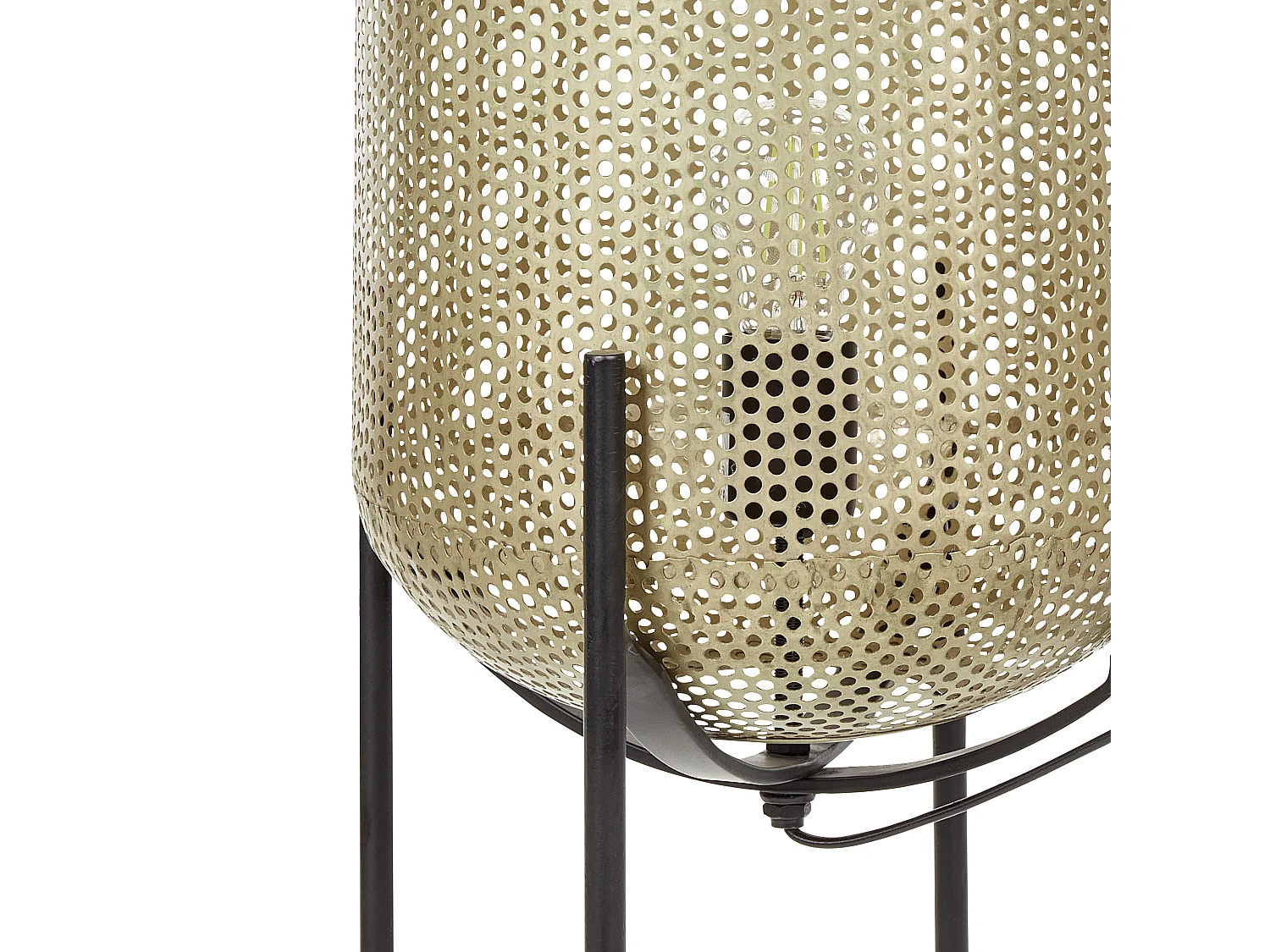 Lampada da pavimento KAMINI Metallo Ottone