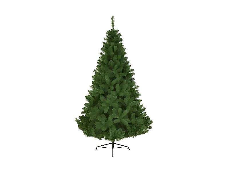 Albero di Natale artificiale in plastica verde 50x50x120 cm