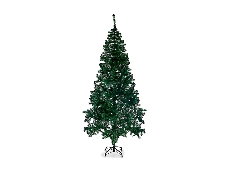 Albero di Natale artificiale in plastica verde H210cm