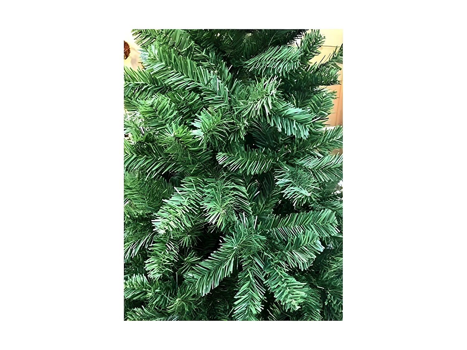 Sapin de Noël artificiel vert 100x100x210 cm