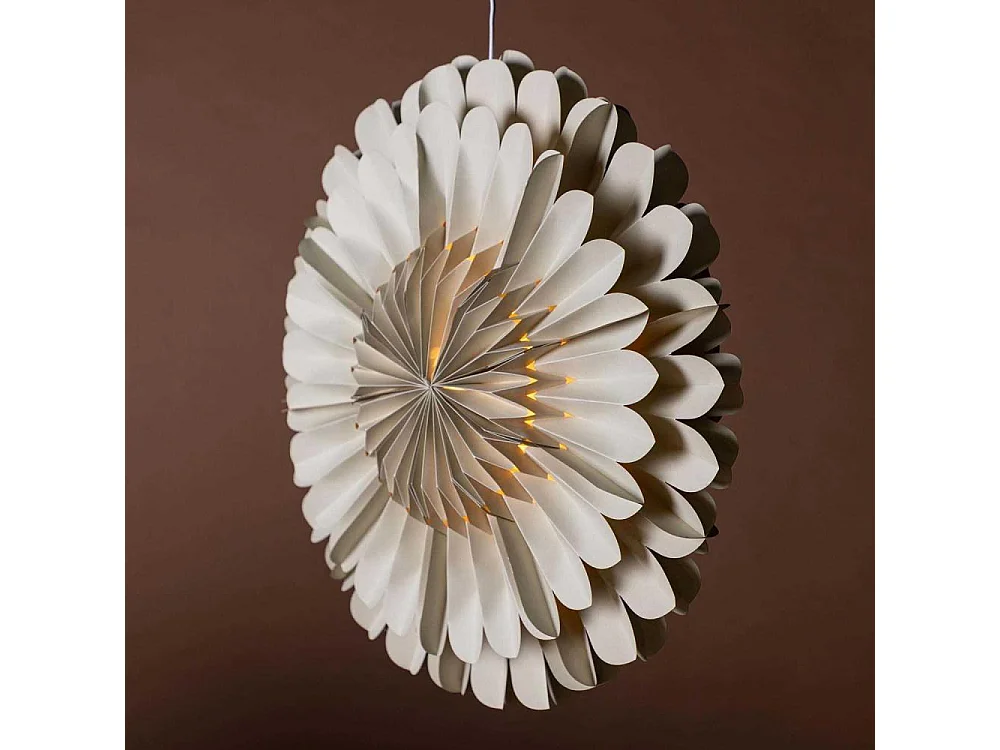 Lampe Suspension Déco "Jarvson" 60cm Beige