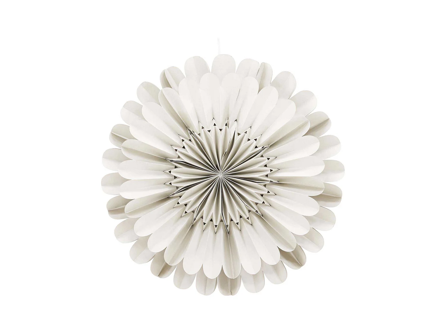 Estrella navideña Järvsön con papel claro Ø60cm colgante beige claro.
