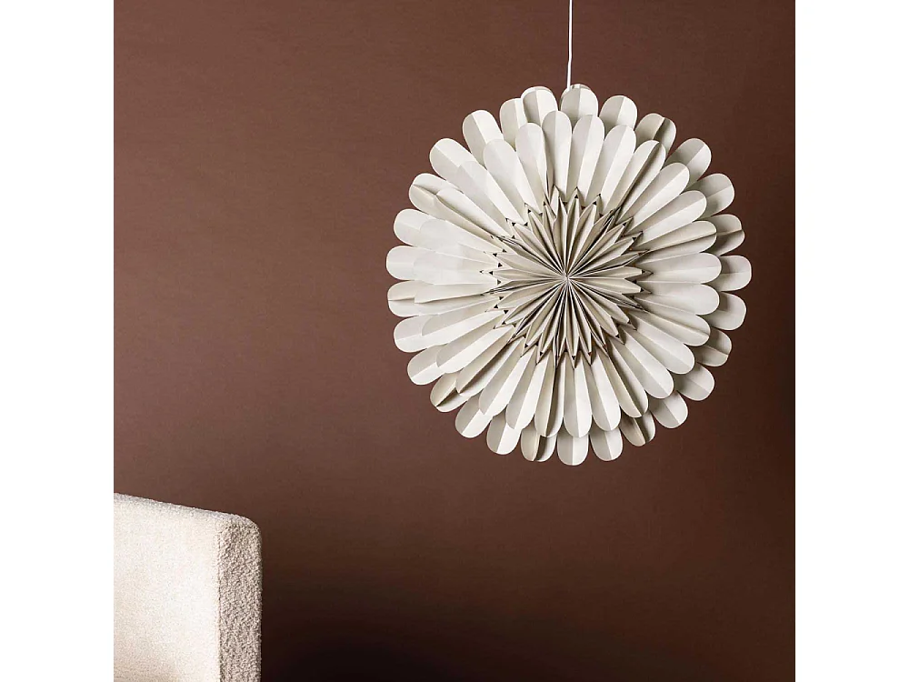 Lampe Suspension Déco "Jarvson" 60cm Beige