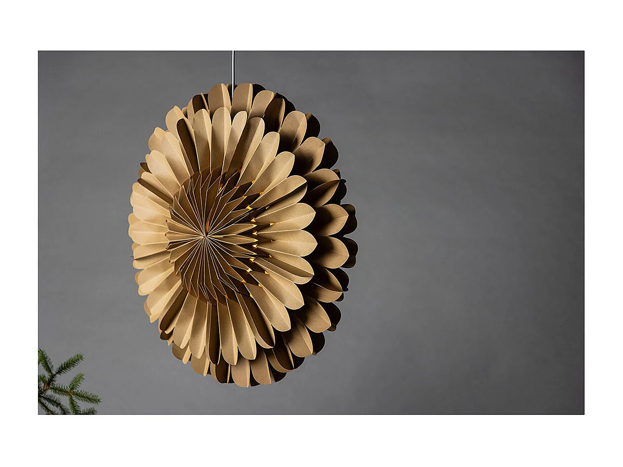 Lampe Suspension Déco "Jarvson" 60cm Marron