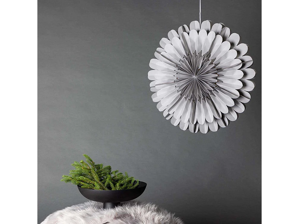 Lampe Suspension Déco "Jarvson" 60cm Gris Foncé