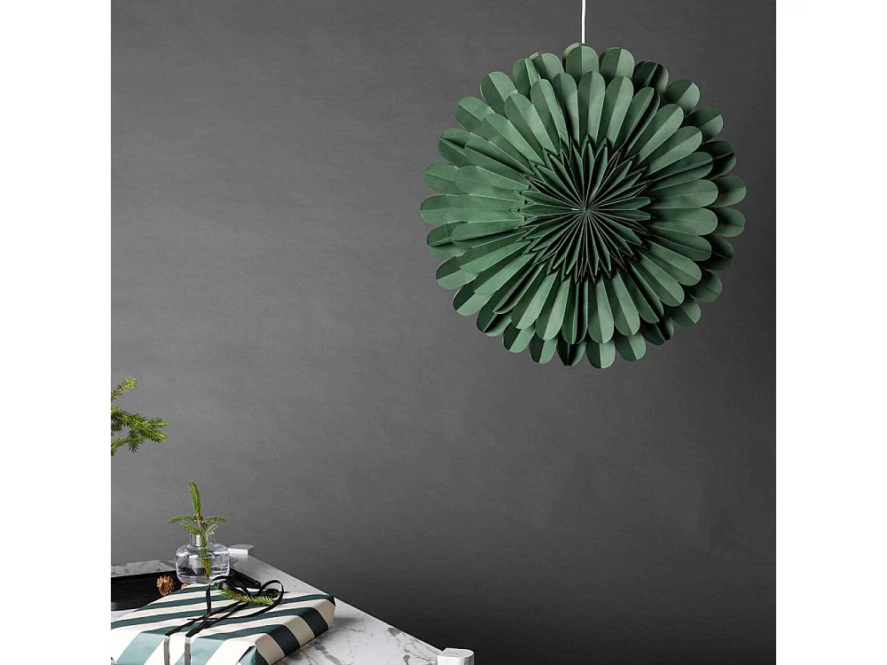 Lampe Suspension Déco "Jarvson" 60cm Vert