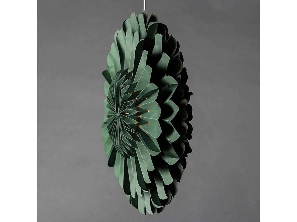 Lampe Suspension Déco "Jarvson" 60cm Vert