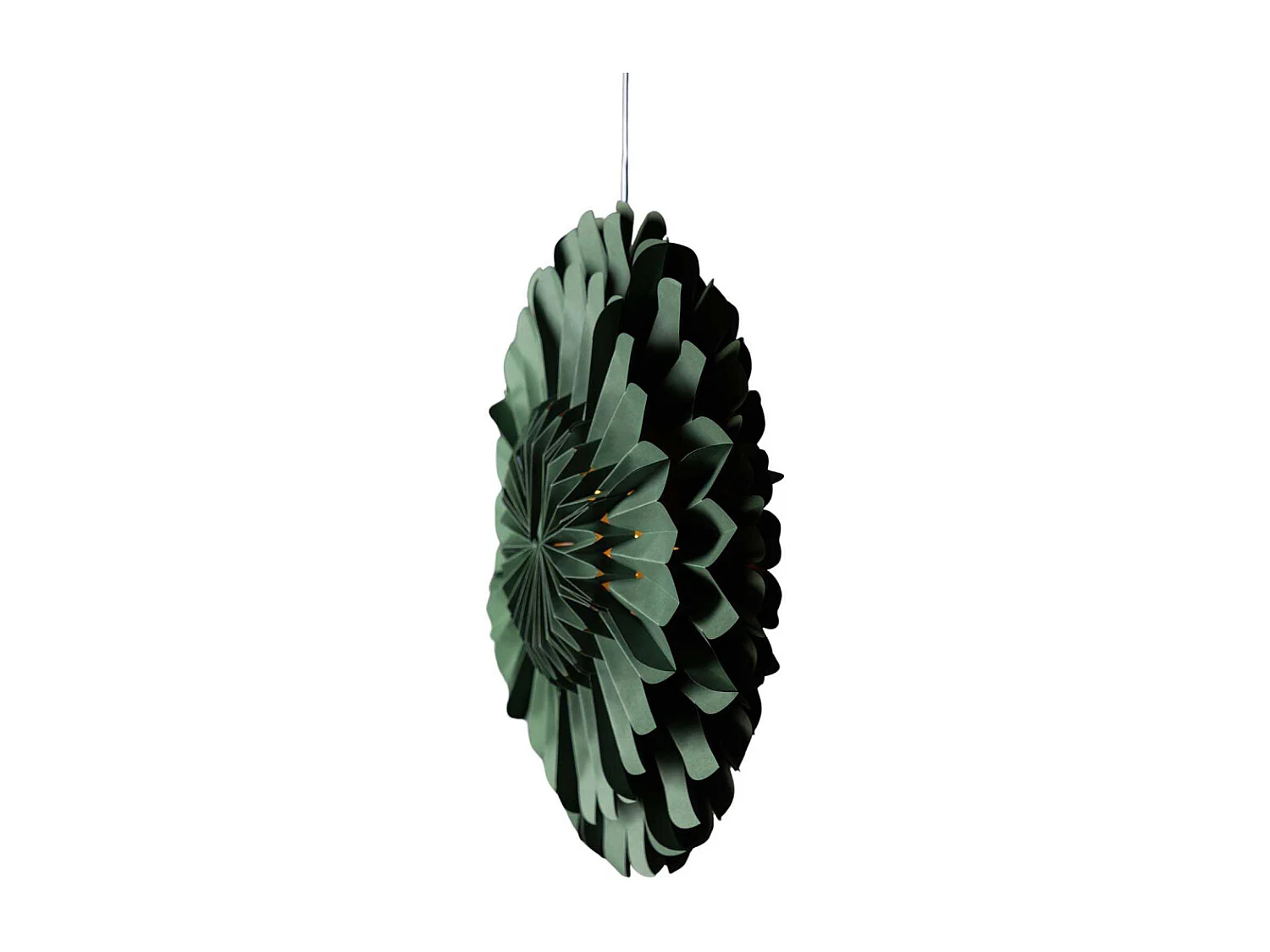 Lampe Suspension Déco "Jarvson" 60cm Vert