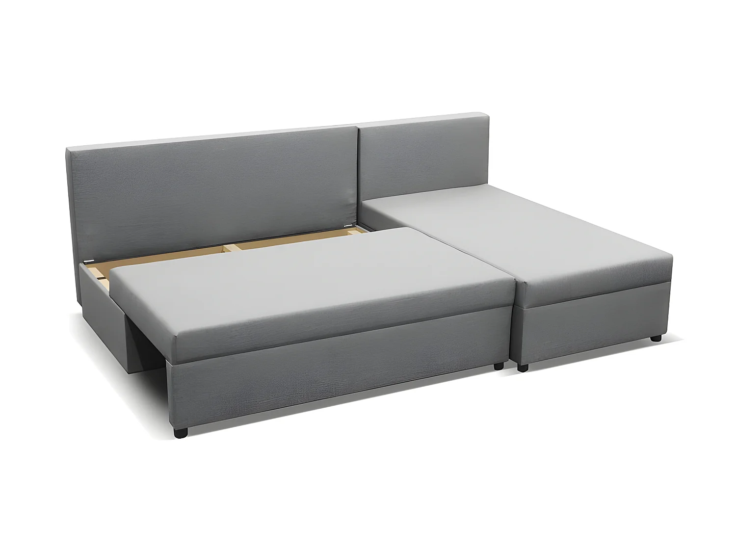 Canapé d'angle convertible GIANI noir