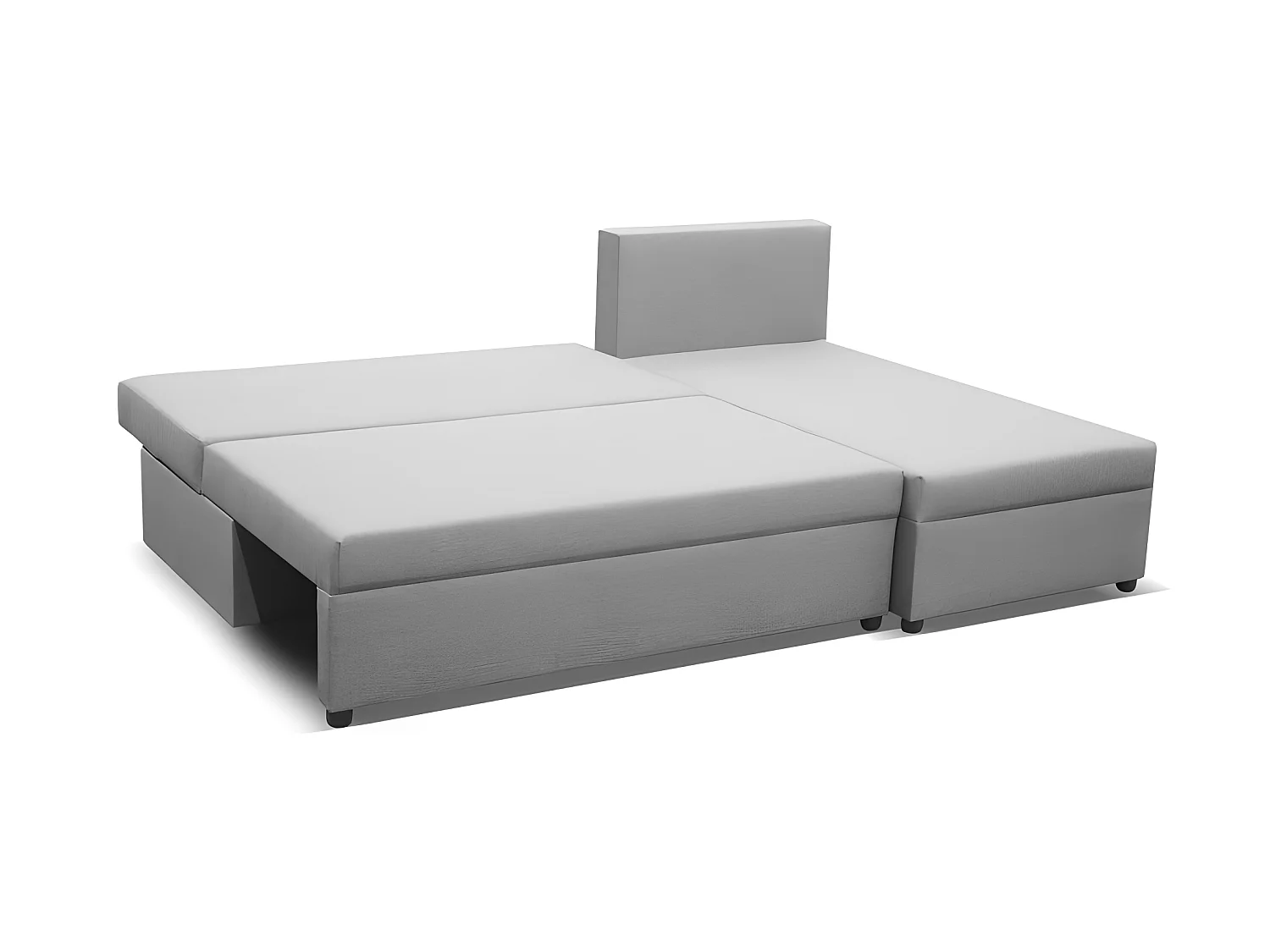 Canapé d'angle convertible GIANI noir