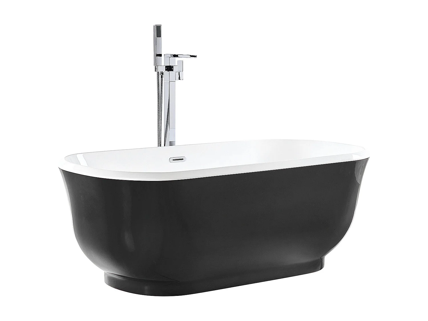 Baignoire îlot TESORO 170 x 77 cm Noir