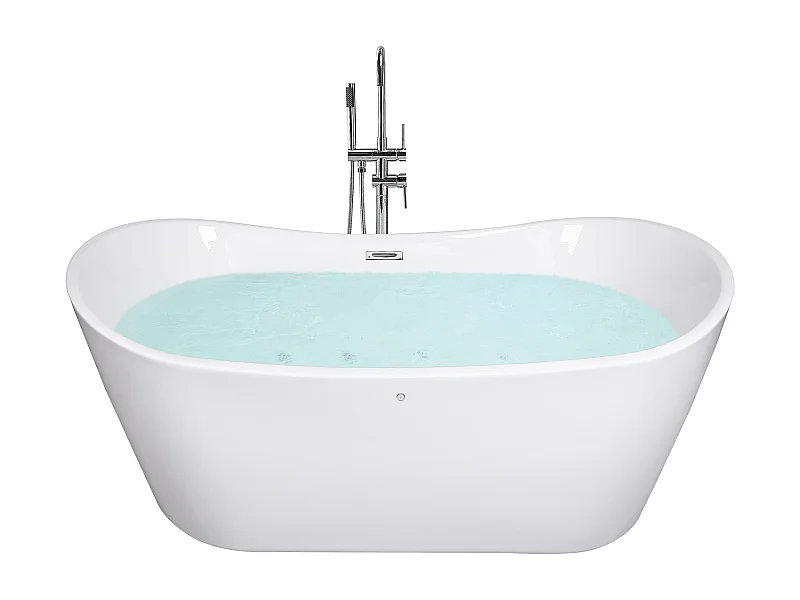 Freistehende Badwanne ANTIGUA 160 x 76 cm Weiss